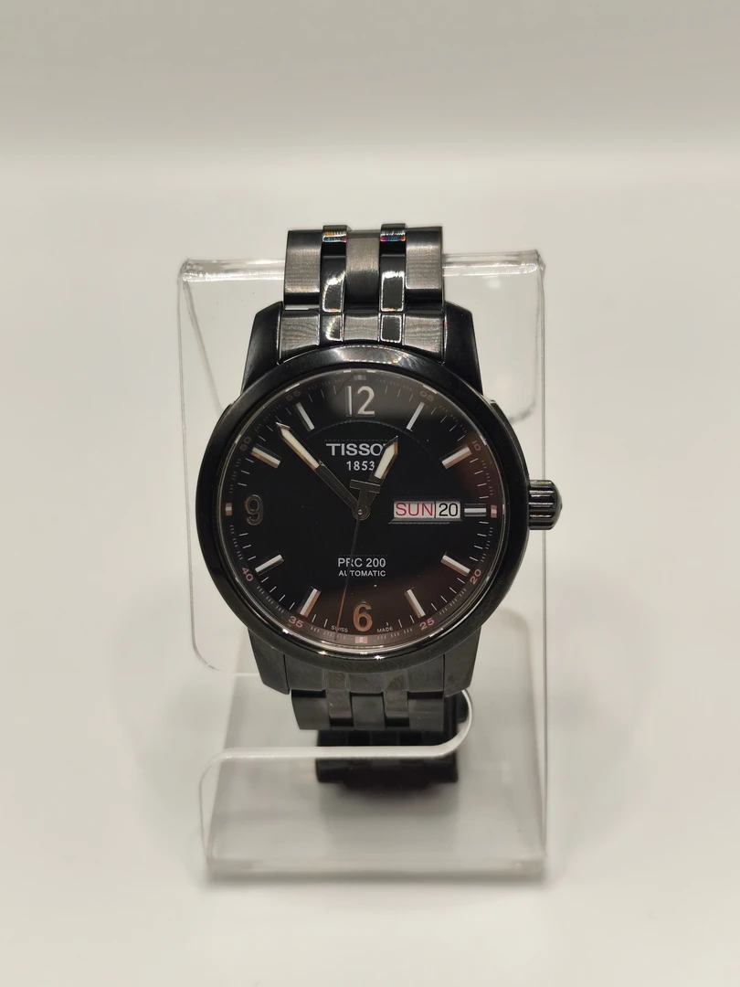 95新 Tissot/天梭 /prc200镀黑特殊表款/表径39/公价5300
