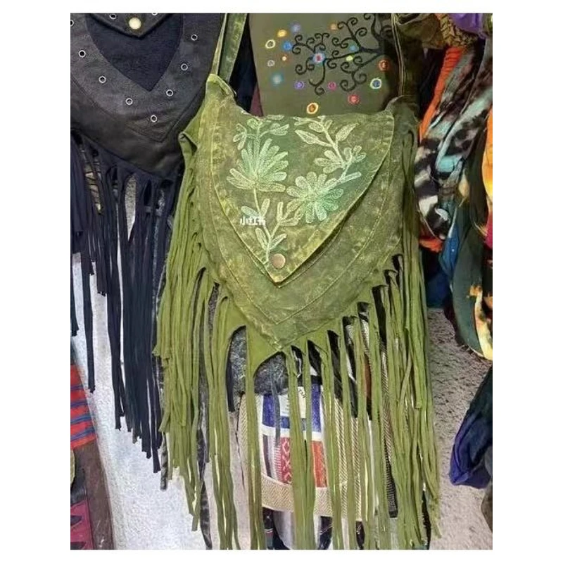 尼泊尔嬉皮士废土风女包音乐节流浪旅行个性小众包包单肩包斜挎包