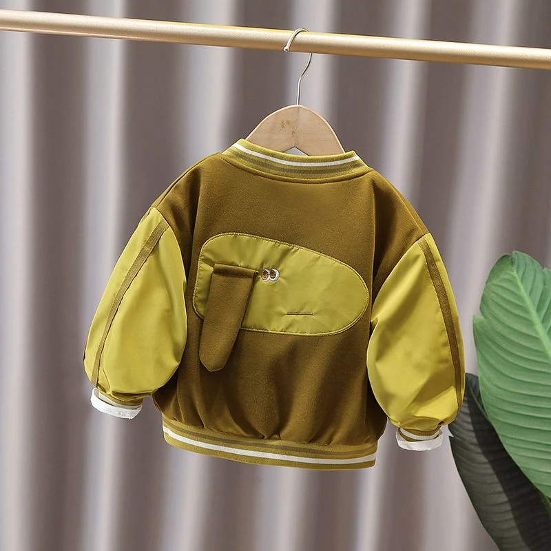 男童外套秋装新款洋气宝宝春秋季潮款夹克上衣儿童炸街棒球服婴儿