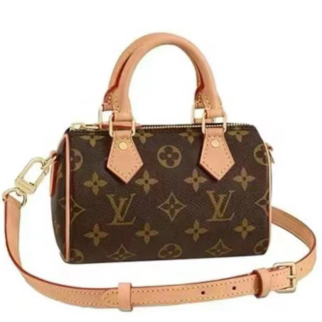全新未使用 LouisVuitton/路易威登 经典老花nano noe斜挎包