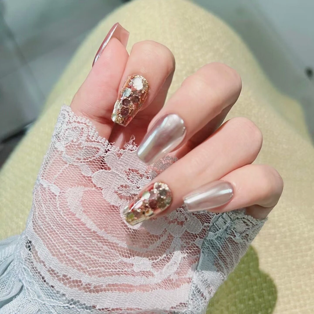 【治愈】手工穿戴甲可拆卸指甲贴片美甲贴片穿戴美甲