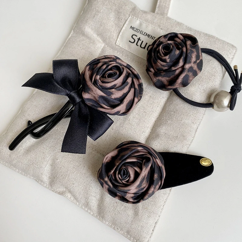 优雅懒人盘发神器一字夹半扎发扭扭夹发圈碎发鸭嘴夹