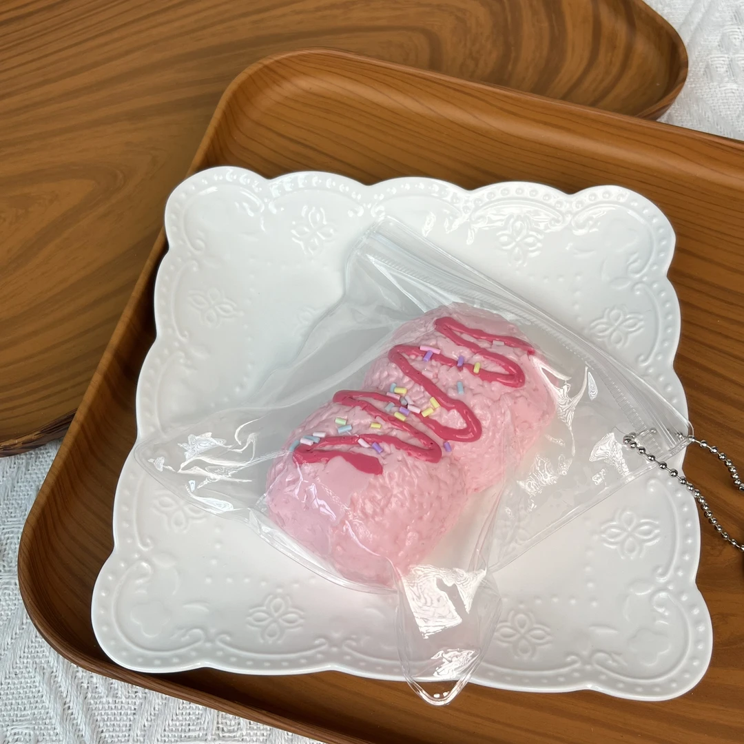 【二连粉饭团】现货捏捏乐食品级硅胶纯手工制作解压玩具手工DIY