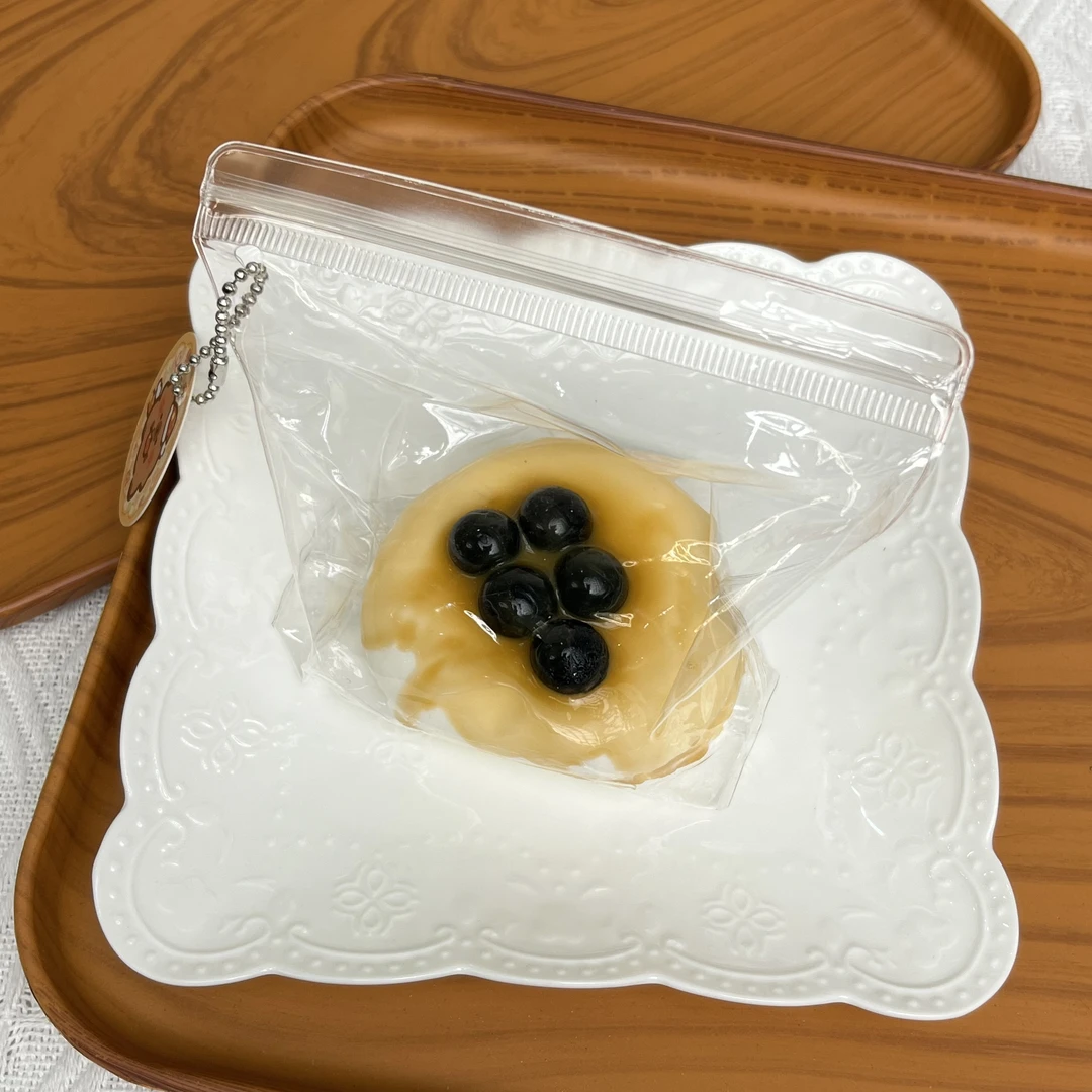 【珍珠舒芙蕾】现货捏捏乐食品级硅胶纯手工制作解压玩具手工DIY