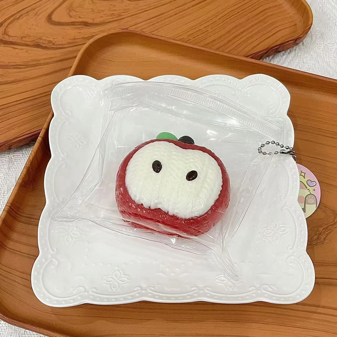【针织小苹果】现货捏捏乐食品级硅胶纯手工制作解压玩具手工DIY