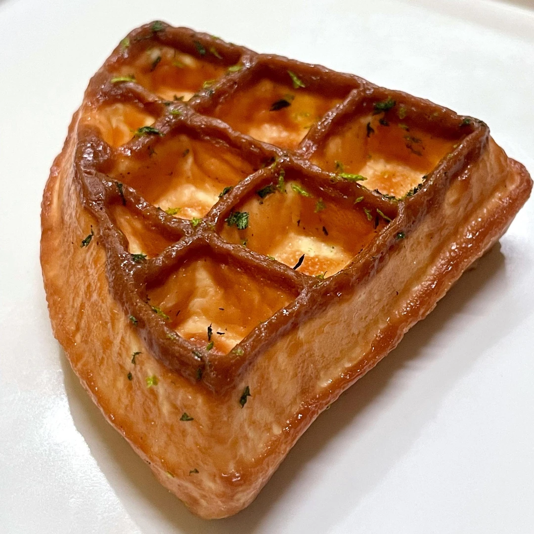 叮-手工捏捏乐创意解压三角华夫饼 食品级硅胶