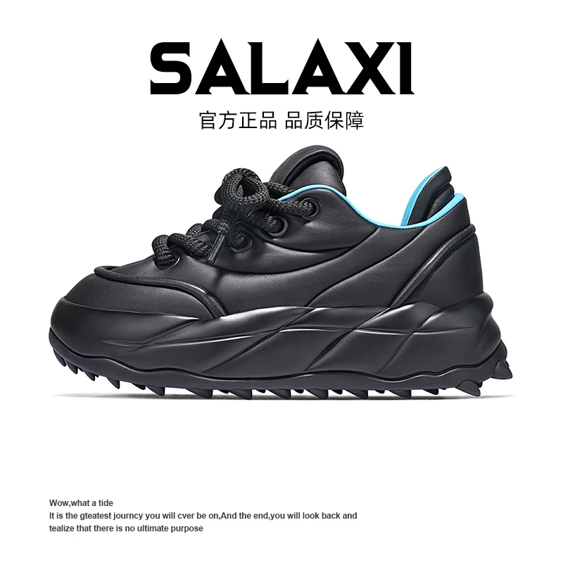 SALAXI【情侣款】潮牌原创设计情侣休闲潮鞋舒适柔软厚底面包老爹