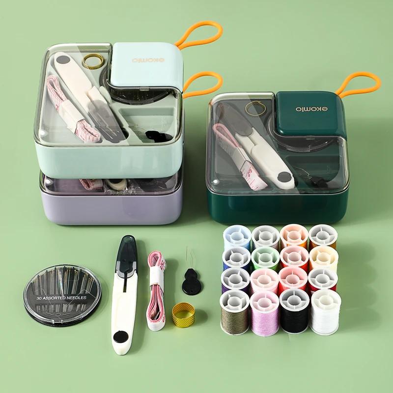 针线盒家用实用高质量针线包套装宿舍学生便携缝纫收纳多功能耐用