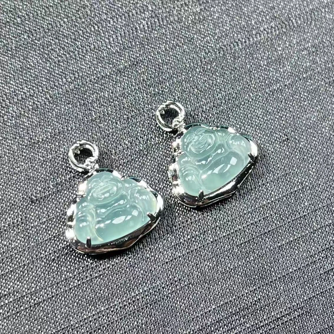 【秋姐家】天然A货翡翠佛公/多样性发一件&558102