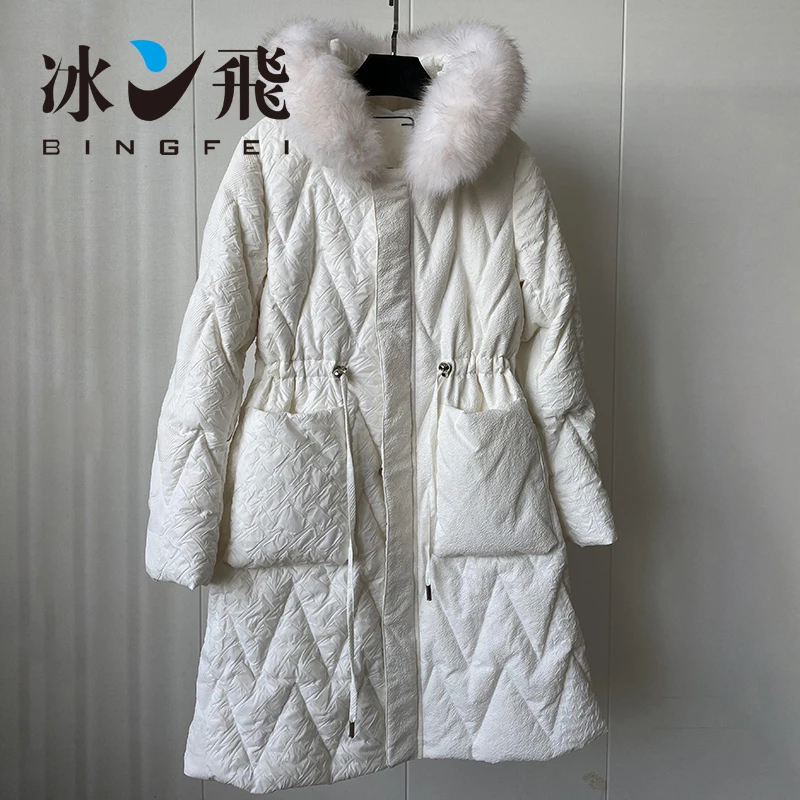 【薇哥内供】冰飞大毛领羽绒服BF001A80653