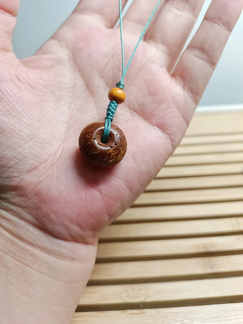 老桃核精雕桃核平安手机挂坠包挂开运招财纳福吊坠可调节