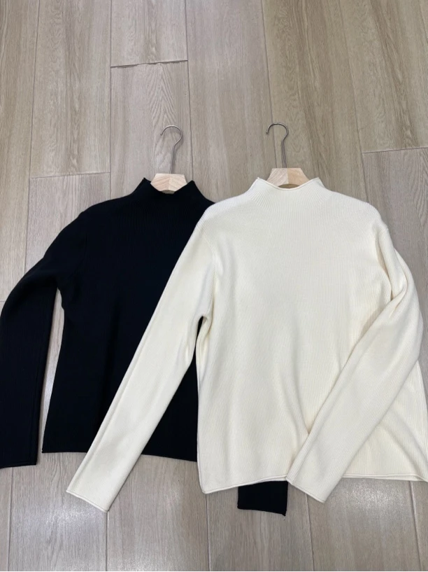 【大欣家】8166「念念不忘」卷边毛衣