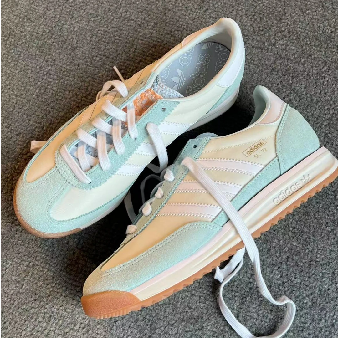 adidas阿迪达斯三叶草SL 72 RS时尚复古潮流经典T头运动鞋JI2499
