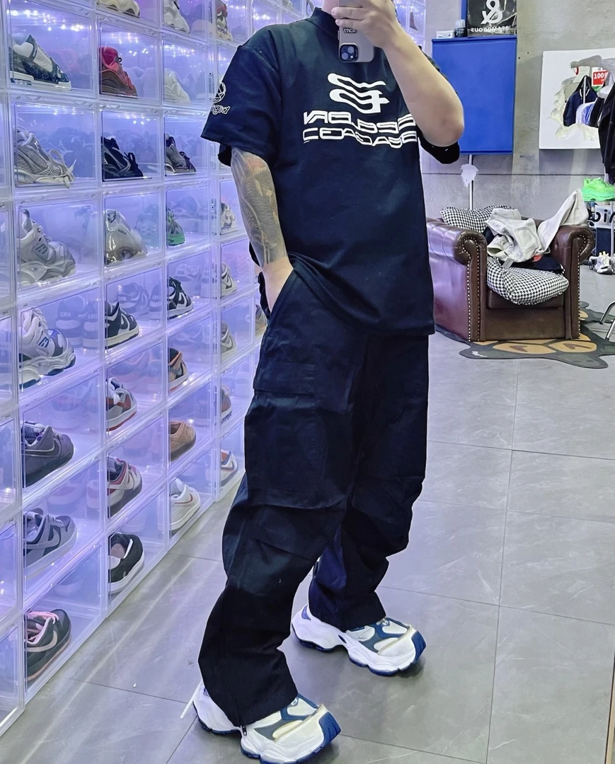 全新未使用 Balenciaga/巴黎世家 24春夏Logo休闲短袖T恤 764235