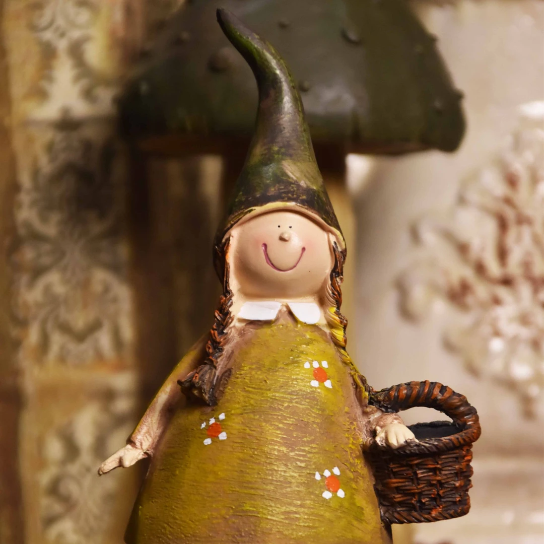 童话小女孩卡通树脂人偶装饰工艺品装饰摆拍摆件