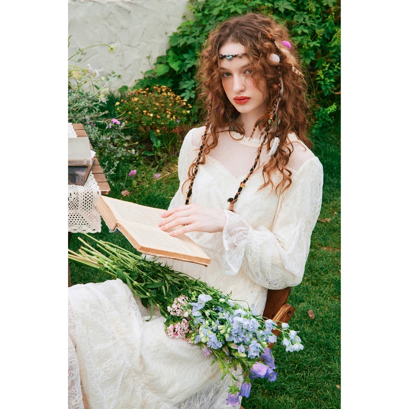 【毛毛专属】菀草壹连衣裙冬季新款A字中长裙子Q06110351