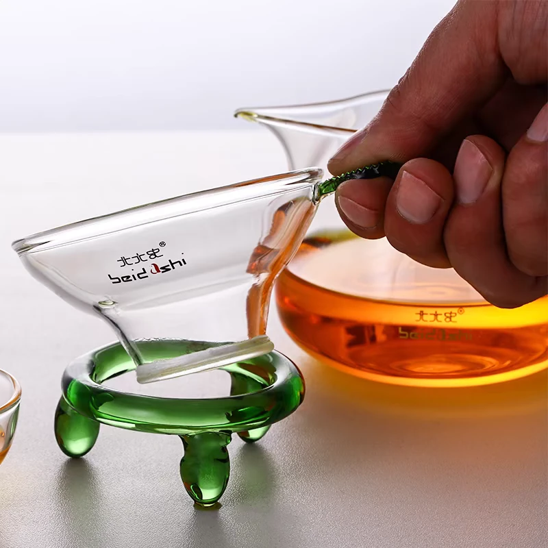 北大史玻璃茶漏 公杯 高温高硼硅玻璃 性质稳定好看耐用