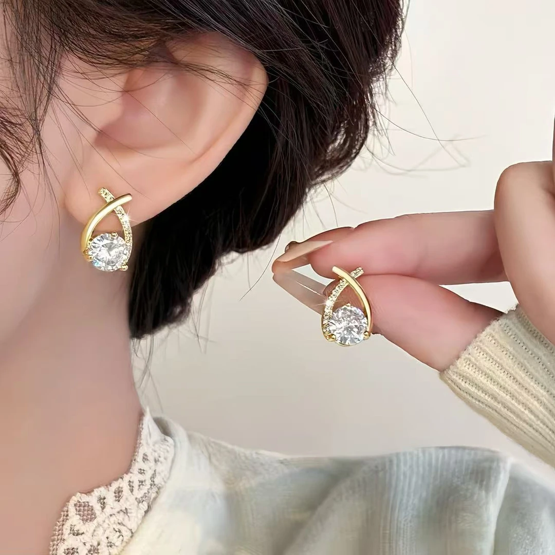 KISS MAX精美冷淡风气质轻奢百搭耳钉（38389）