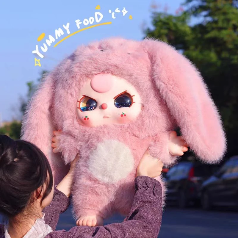 【代拆】baby three娃三岁1000％体大娃潮玩毛绒玩具盲盒礼物