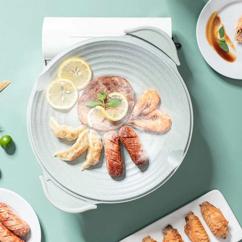 Debo德铂内马尔合金韩式煎盘烤盘30CM