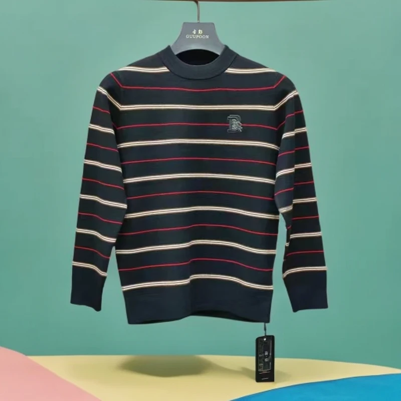 【甄选针织衫7120】男士品牌原单样板衣商务绅士高奢四平工艺针织衫