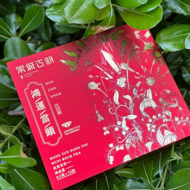 崇城古韵 鸿运当头 马头岩肉桂2两装12泡