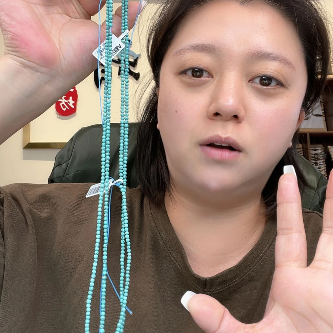 【闪购商品】绿松石珠宝奇石未镶嵌100 多样性发货发其一