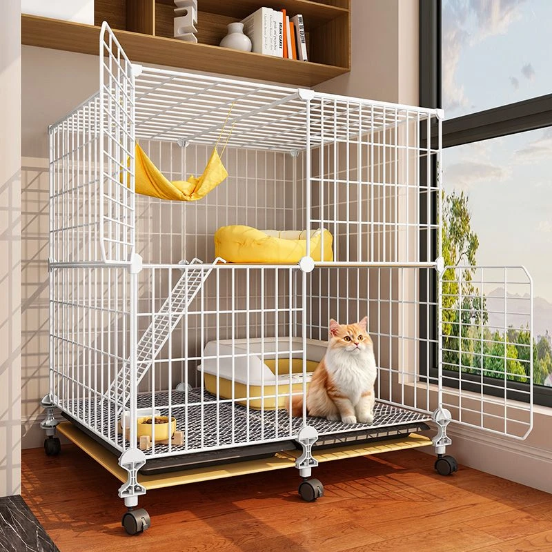 猫笼子室内家用超大自由空间厕所一体不占地幼猫窝屋清仓猫窝猫咪