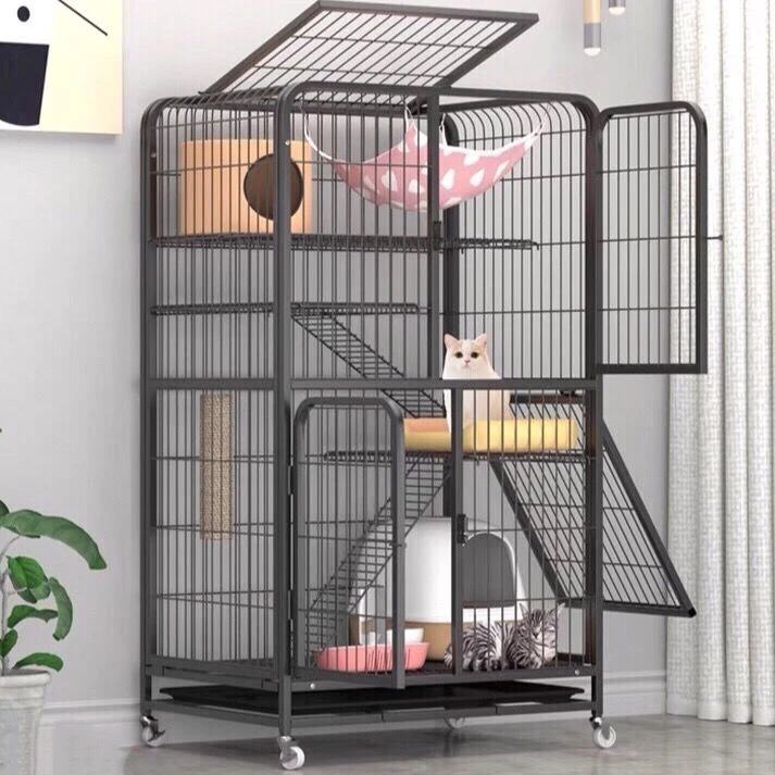 猫笼家用室内三层超大自由空间大号猫舍别墅特价带厕所猫屋宠物笼