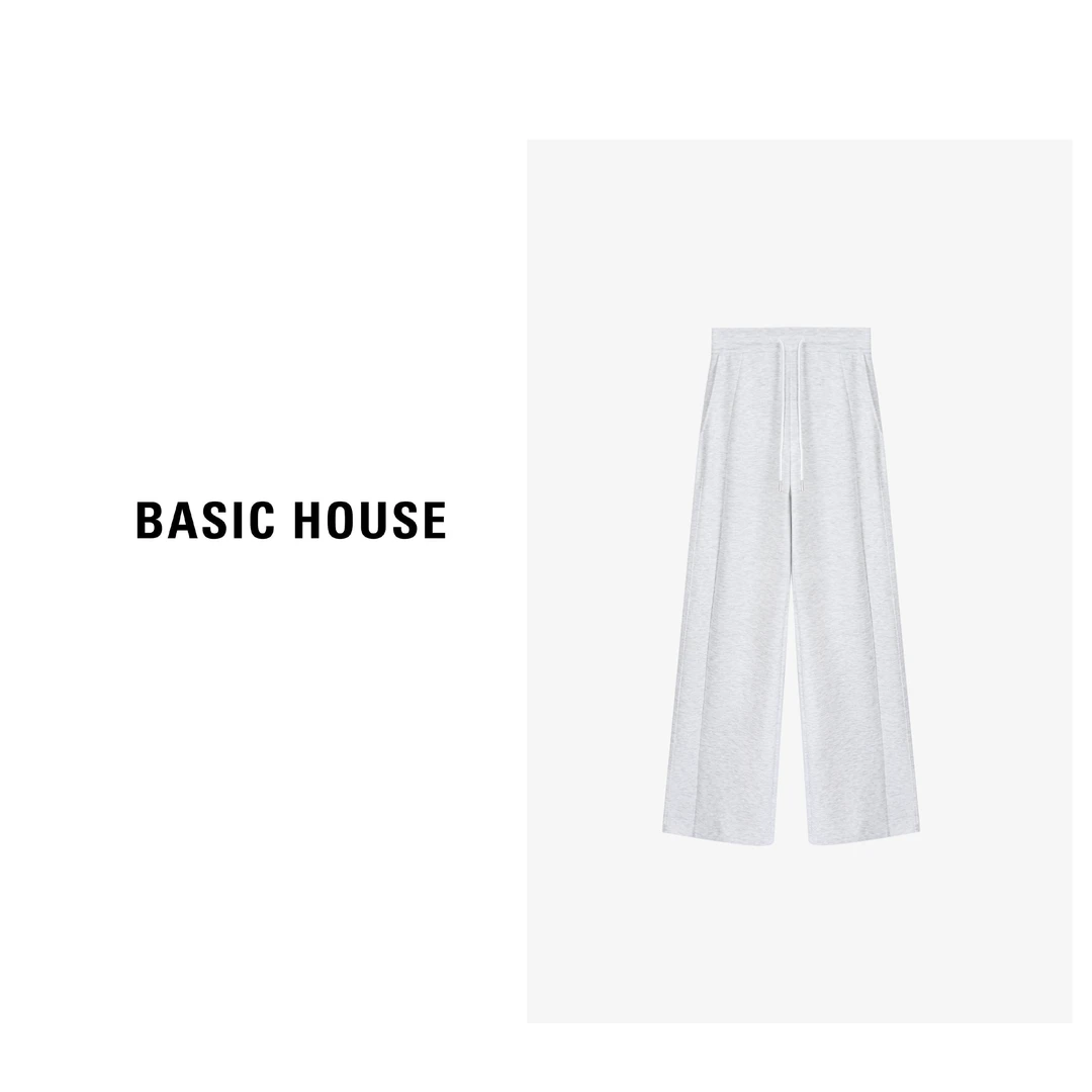 【芋总】Basic House/百家好时尚显瘦直筒休闲长裤-B0624H5W572