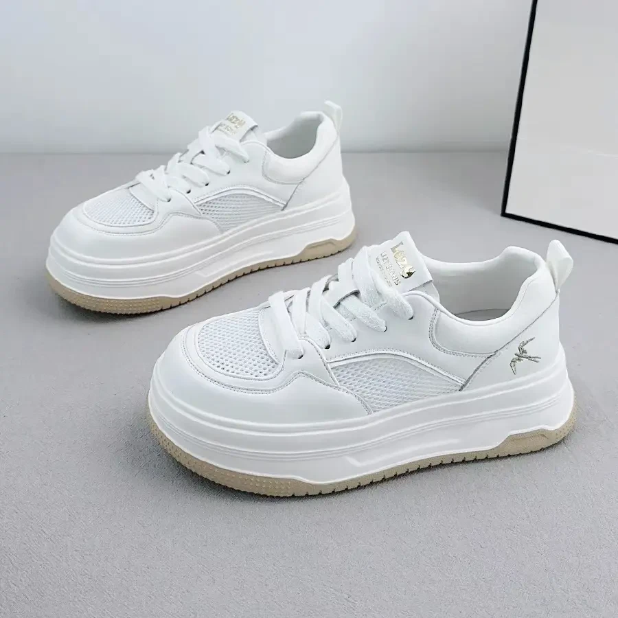 厚底时尚休闲鞋休闲鞋女夏季透气时尚学生透气夏季鞋