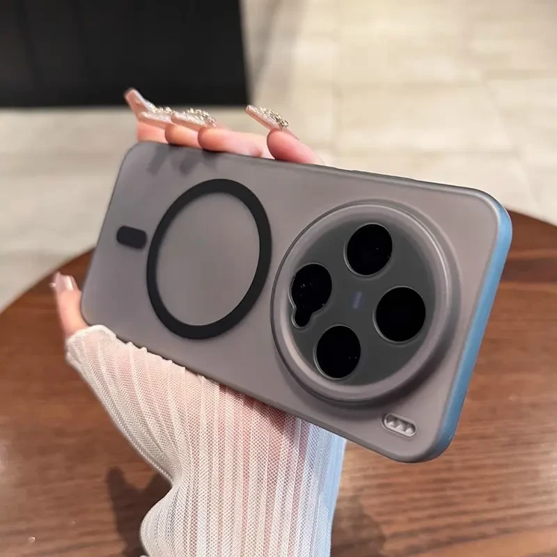 冰雾磨砂半透明vivox200S手机壳磁吸新款x200防摔简约壳x200Ultra