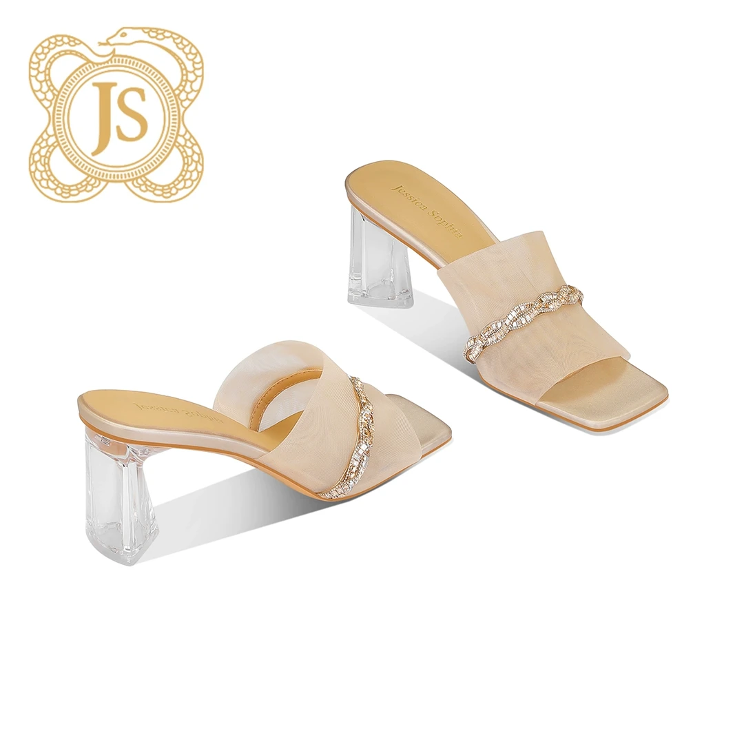 已开价，8837L6524气质网红夏季外穿细跟法式高跟拖鞋女时尚百搭