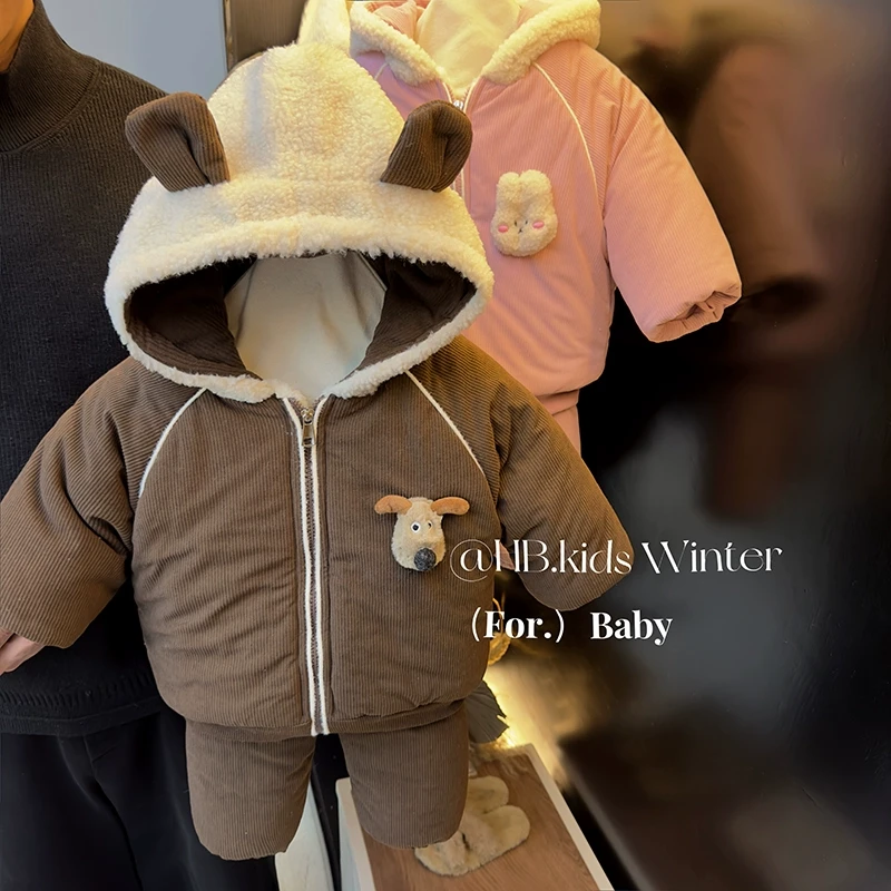 【清~现】3923SY28咖色三层加厚家居服