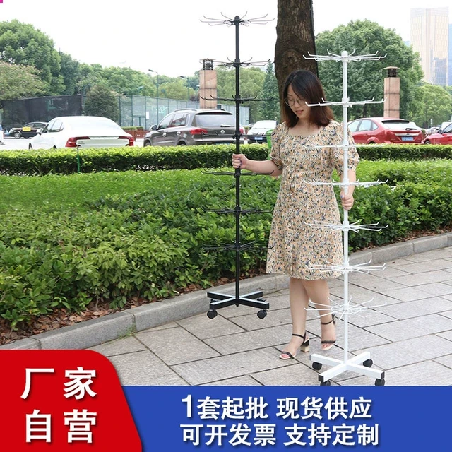 旋转展示架地摊夜市袜子摆摊架子饰品零售展示架促销展示货架批发