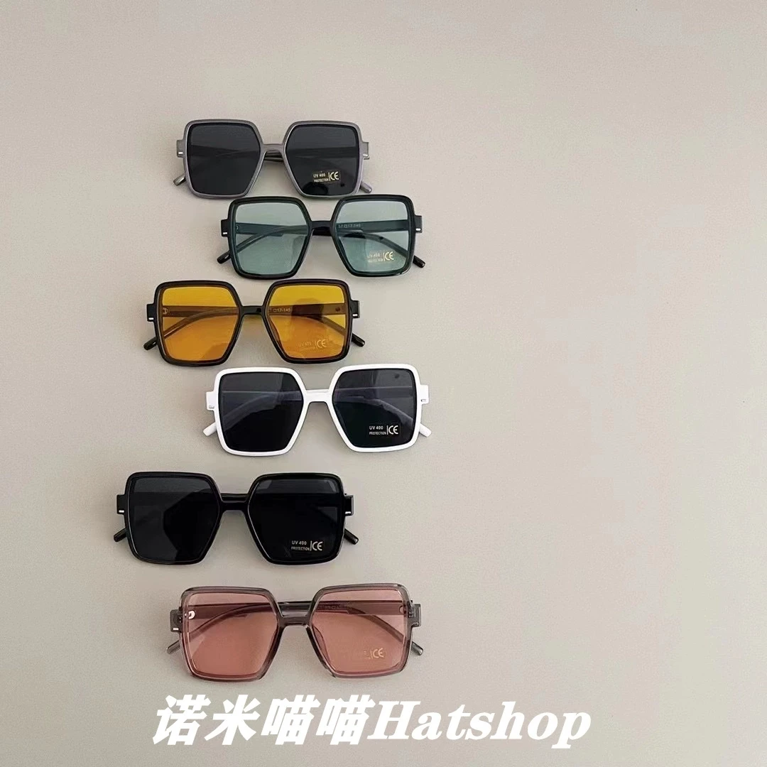 2025Ins防晒儿童墨镜夏天潮酷百搭男女童宝宝防紫外线太阳镜