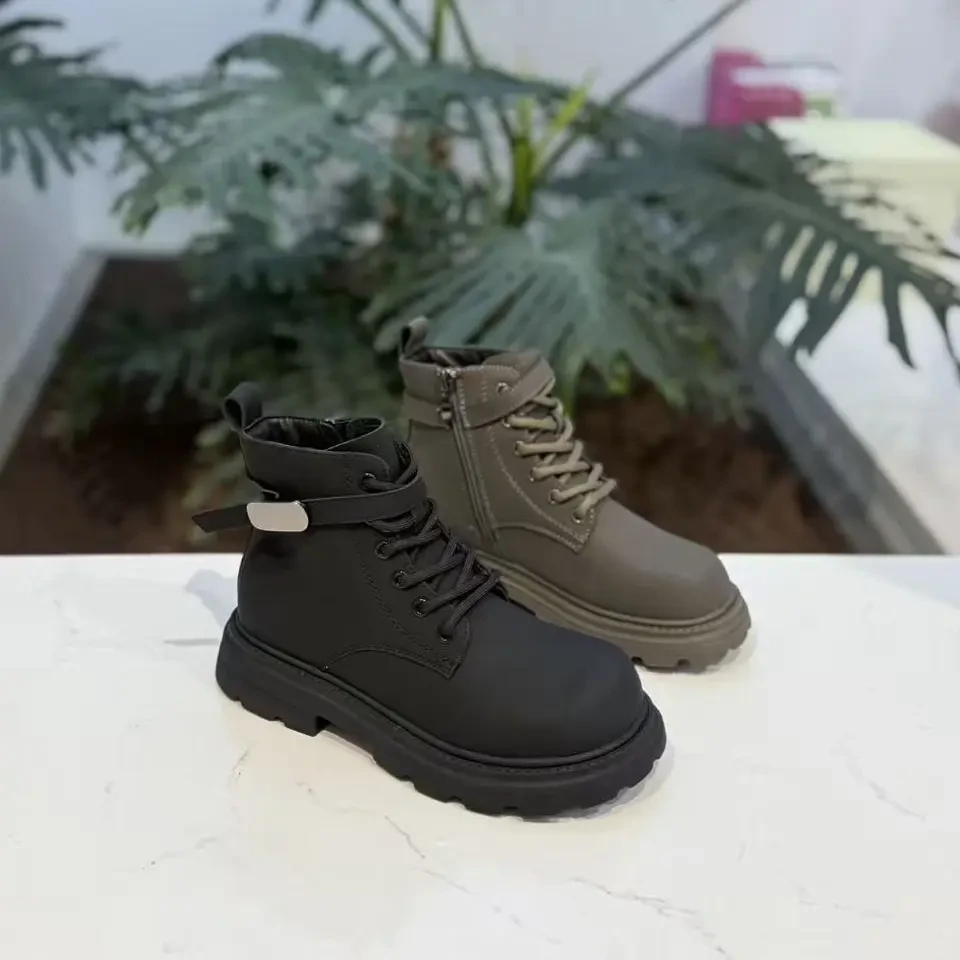 F14 漫步佳人英伦风厚底马丁靴女冬季加绒