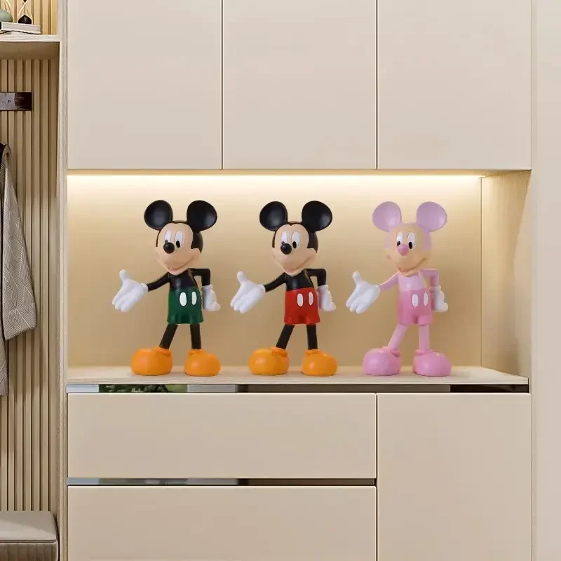 20CM米奇高级感的家居卧室摆件家居创意装饰品情侣异地恋高颜值