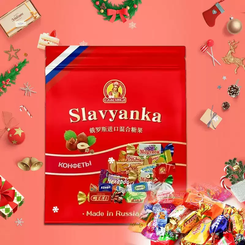 【东娃】俄罗斯进口斯拉夫混合糖年货零食喜糖400g