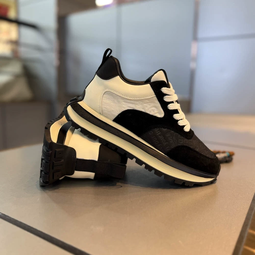 男鞋春季新款轻奢百搭高级感阿甘鞋子男士休闲潮鞋厚底潮流时尚鞋