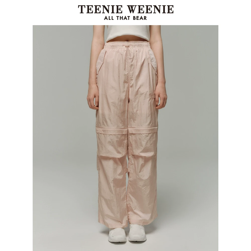 *TeenieWeenie小熊女装休闲裤25简约休闲运动工装长裤TTTC256306I