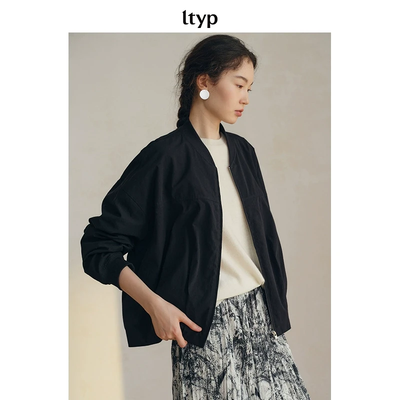 ltyp 2.2 灵地思羊毛真丝长绒棉外套X143251046