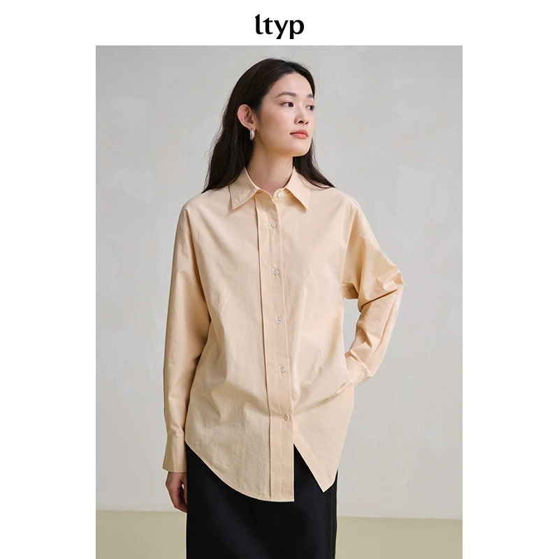 ltyp 2.2 灵地思羊毛真丝长绒棉衬衫X103251044