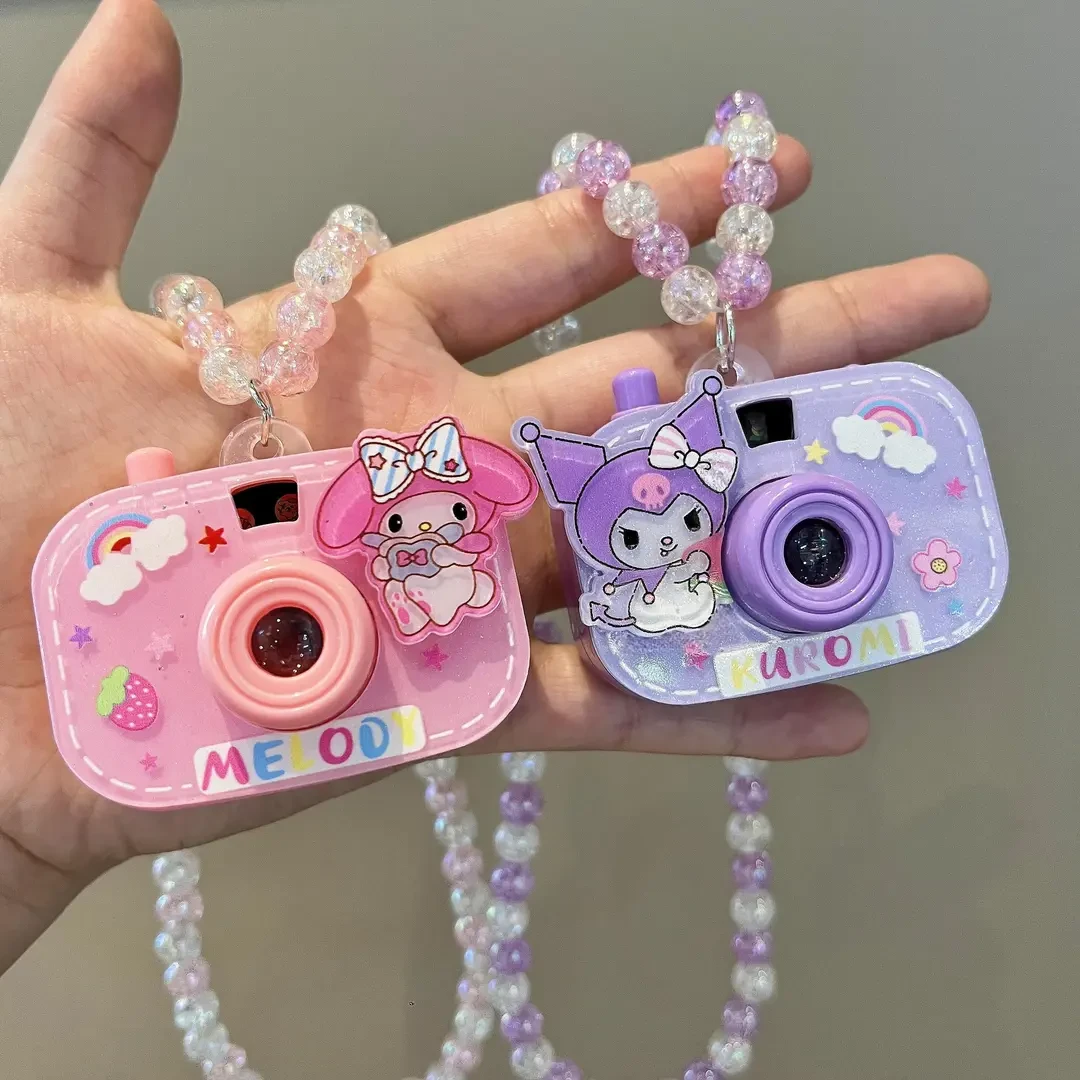 三丽鸥系列投影相机男女儿童美乐蒂库洛米幼儿创意相机小礼物H478