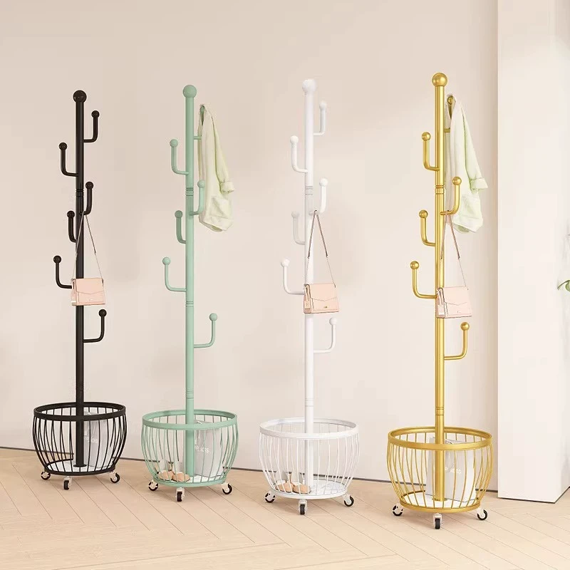 衣帽架落地卧室挂衣架简约现代立式网红衣服架子家用客厅不占空间