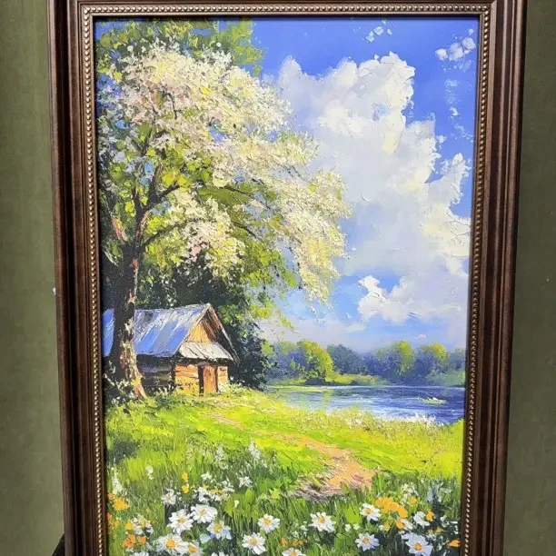 B01美式欧式复古高级感玄关走廊过道客厅餐厅装饰画