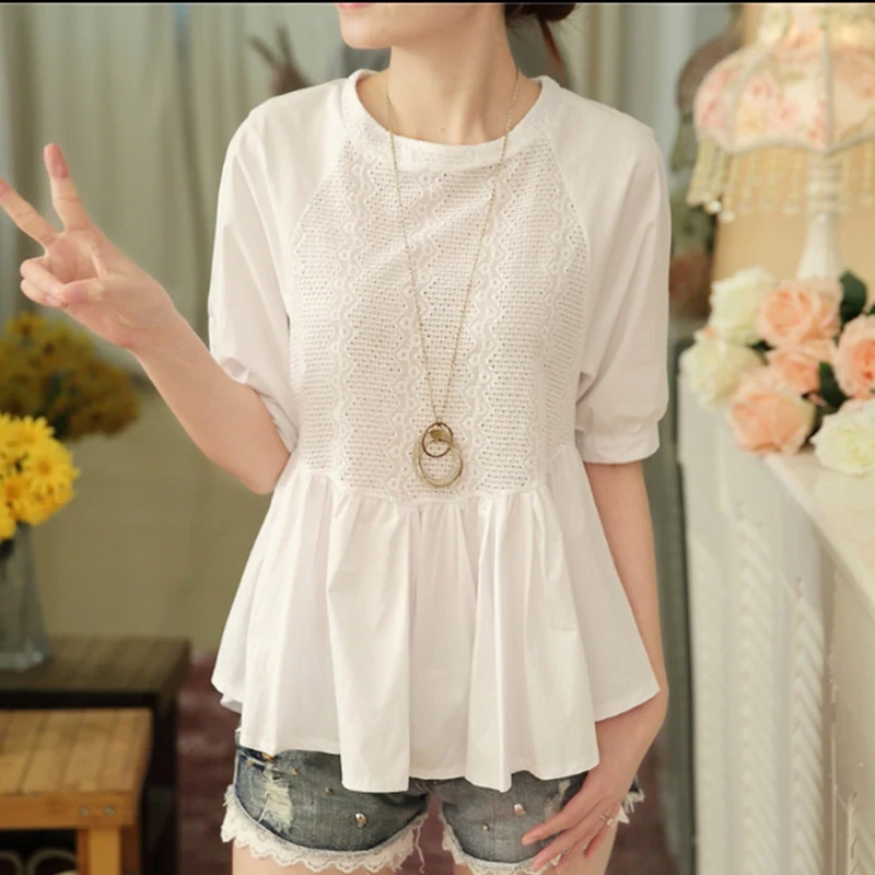 欧货娃娃衫2025春秋新款长袖宽松洋气气质优雅镂空心机蓬蓬上衣女