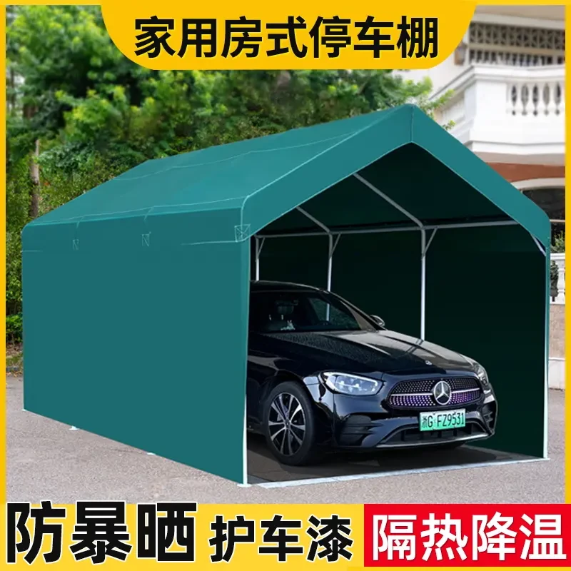 户外帐篷摆摊专用移动棚篷布防雨防风雨棚折叠车棚停车棚家用