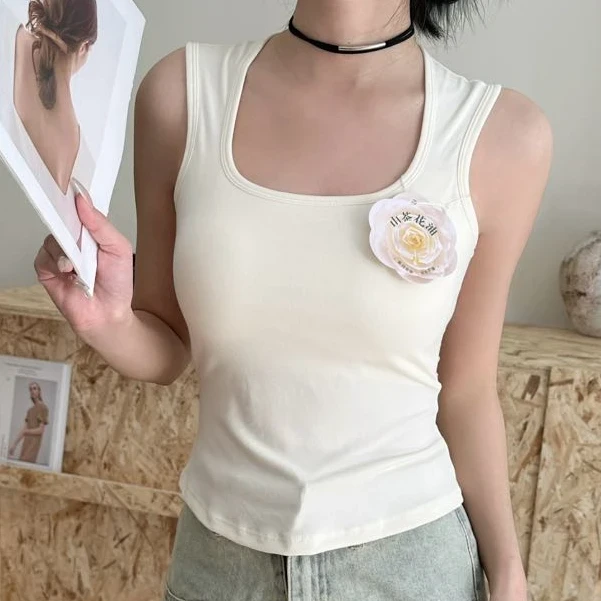 春夏季外穿简约女士吊带美背修身百搭背心内搭时尚舒适
