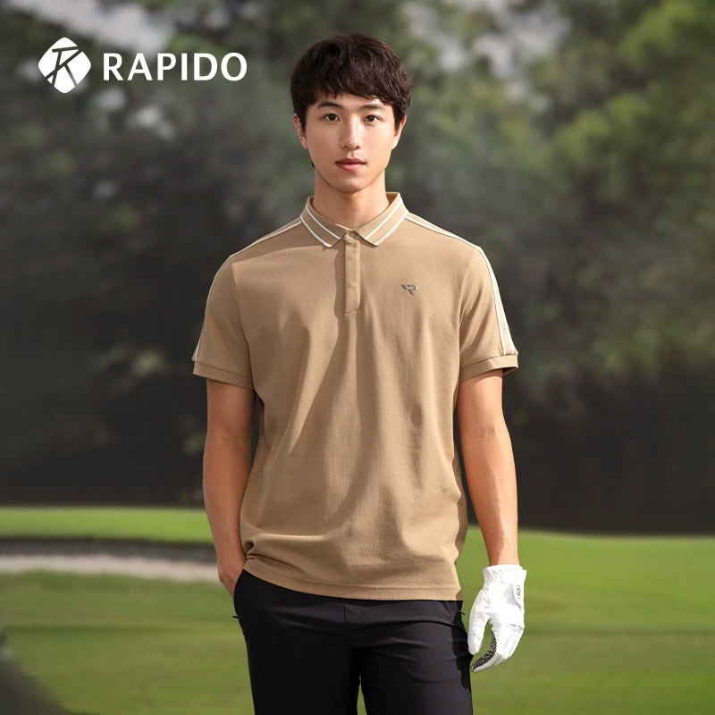 RAPIDO雳霹道2025年春夏男子GOLF撞色短袖运动POLO衫CN4142Z02